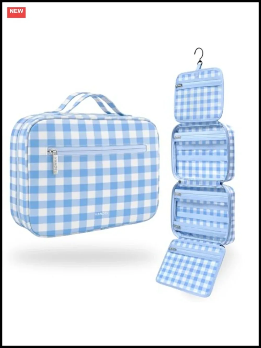 Waterproof Hanging Toiletry Bag TSA Approved Travel Makeup Organizer Cosmetic